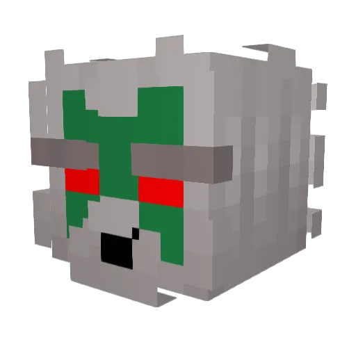 Stealbeatz Minecraft avatar head, 3D render