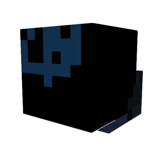 Stealercho Minecraft avatar head, 3D render