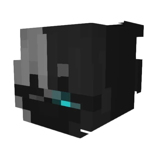 Stealth1533 Minecraft avatar head, 3D render