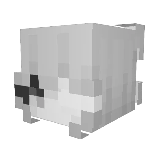 StealthDaddyy Minecraft avatar head, 3D render