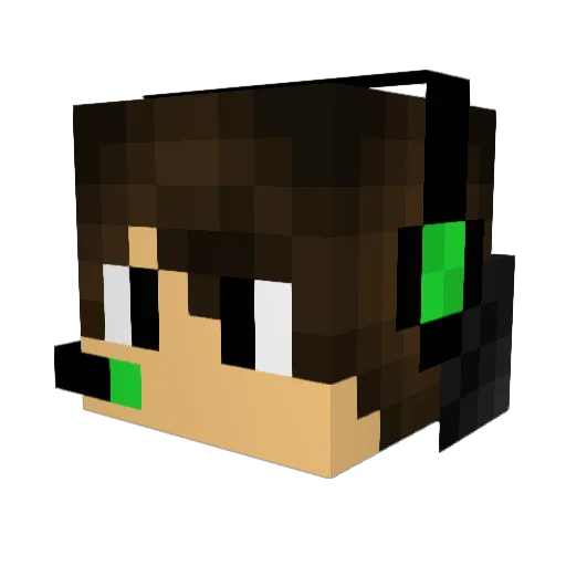 StealthPlayz_ Minecraft avatar head, 3D render