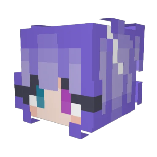 StealthShark265 Minecraft avatar head, 3D render