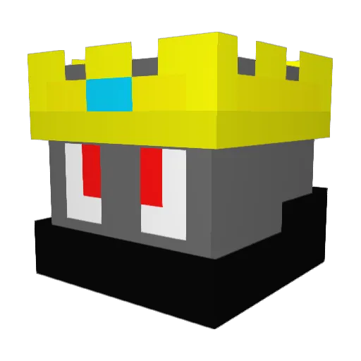 Stealth_YT Minecraft avatar head, 3D render