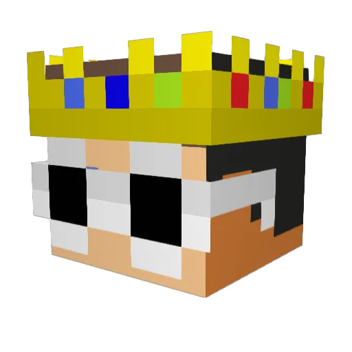 Stealth_Zion Minecraft avatar head, 3D render