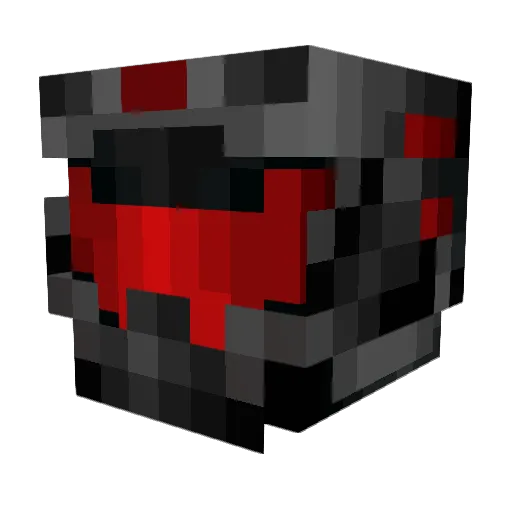 Stealthenator258 Minecraft avatar head, 3D render