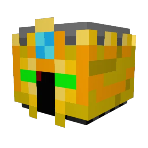 SteamESP Minecraft avatar head, 3D render