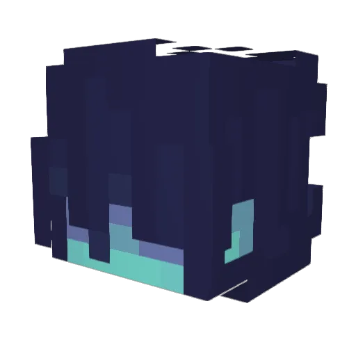 SteamKlunK Minecraft avatar head, 3D render