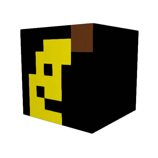 SteamSkill Minecraft avatar head, 3D render