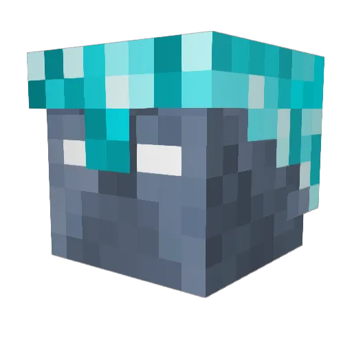 Steam_cracy Minecraft avatar head, 3D render