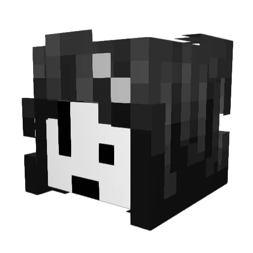 Steampunk20 Minecraft avatar head, 3D render