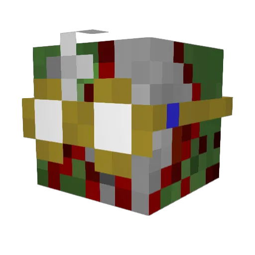 SteampunkMD Minecraft avatar head, 3D render