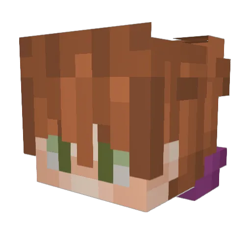 Steayt Minecraft avatar head, 3D render