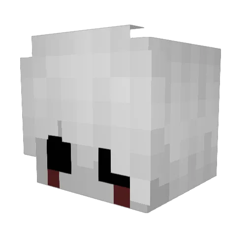 StebanGhost17 Minecraft avatar head, 3D render