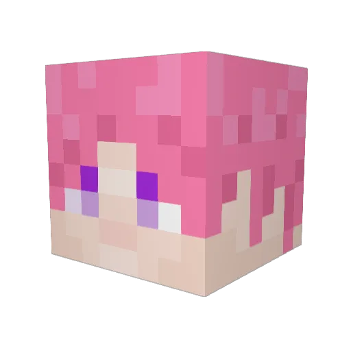 StebieG Minecraft avatar head, 3D render