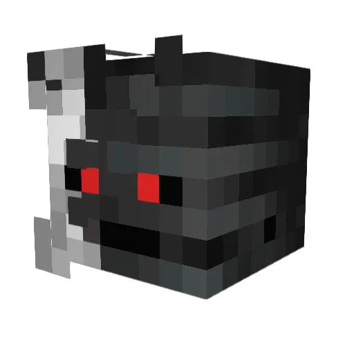 Steck_24 Minecraft avatar head, 3D render