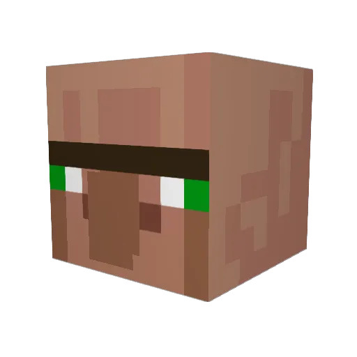 Steeeve__ Minecraft avatar head, 3D render