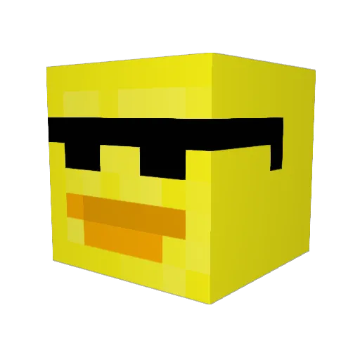 Steeivan Minecraft avatar head, 3D render