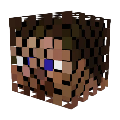 SteelOsprei Minecraft avatar head, 3D render