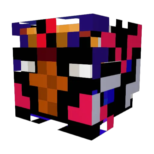 SteelSleuth Minecraft avatar head, 3D render