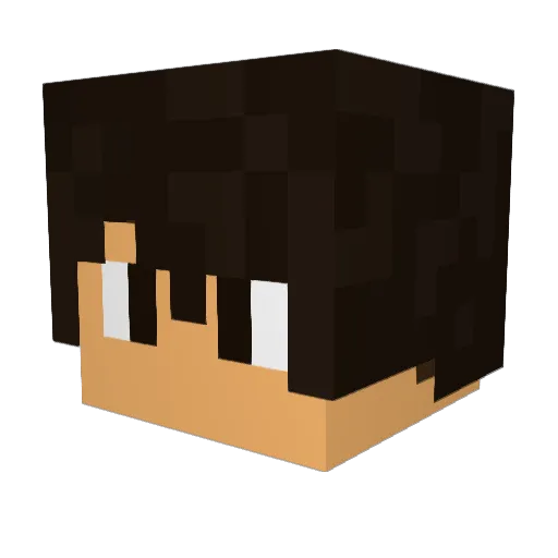 Steel_0713 Minecraft avatar head, 3D render