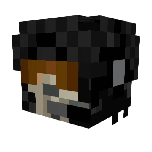 Steel_Dragon_0 Minecraft avatar head, 3D render
