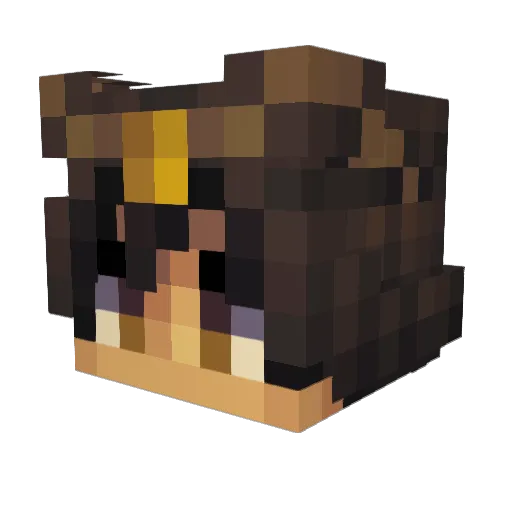 Steel_JyReal Minecraft avatar head, 3D render