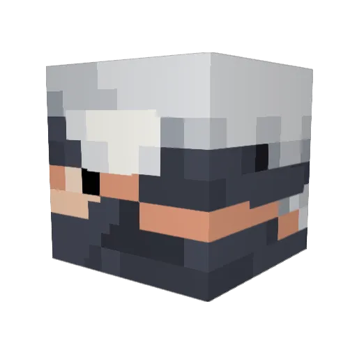 SteeleCloud Minecraft avatar head, 3D render