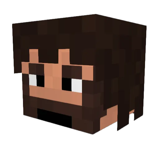 Steele_Spectre Minecraft avatar head, 3D render