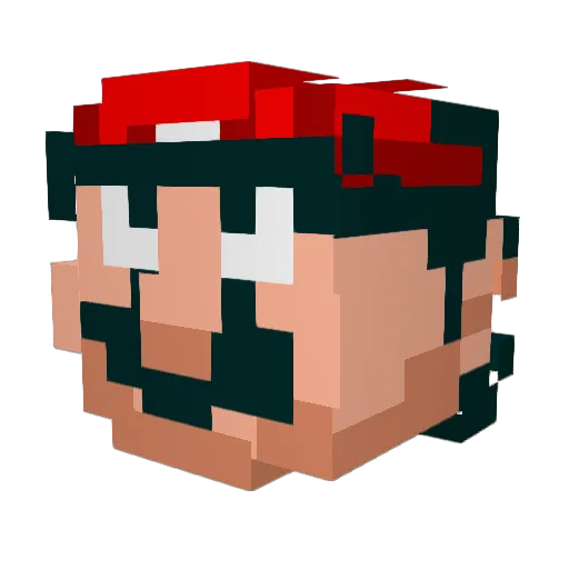 Steelers863 Minecraft avatar head, 3D render
