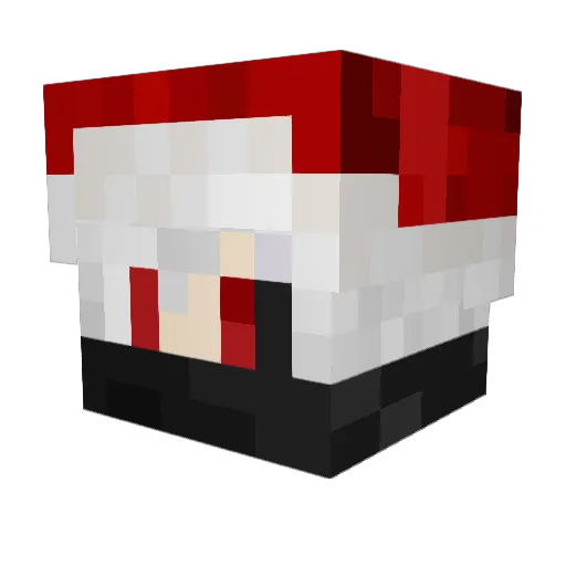 Steelers_7 Minecraft avatar head, 3D render