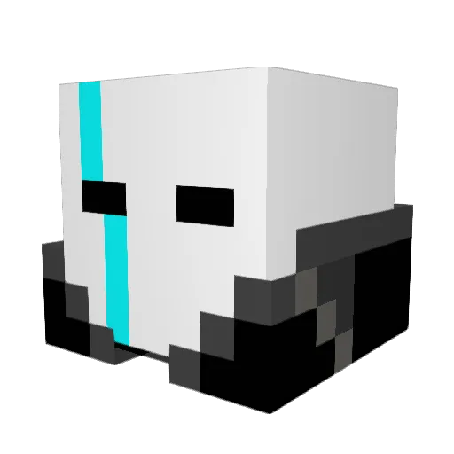 SteeliestLlama Minecraft avatar head, 3D render