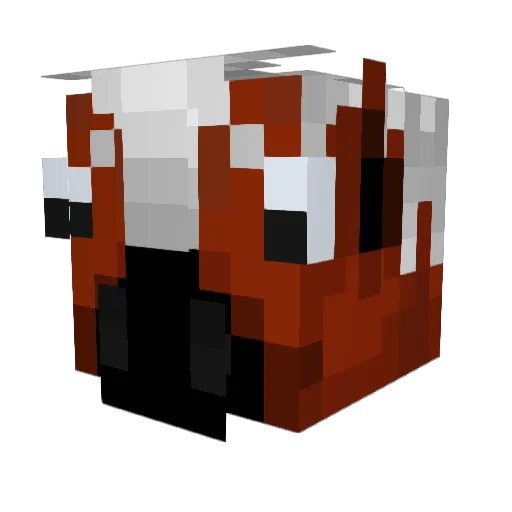 Steelong Minecraft avatar head, 3D render