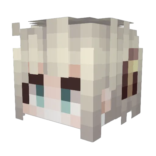 Steelrain7528 Minecraft avatar head, 3D render