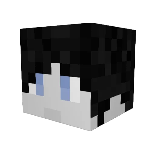 SteelsuitTV Minecraft avatar head, 3D render
