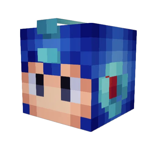 Steelwind47 Minecraft avatar head, 3D render
