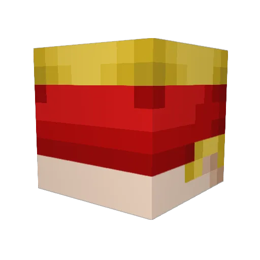 SteelxHolican Minecraft avatar head, 3D render