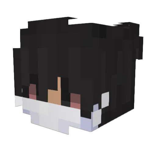 Steemikilop Minecraft avatar head, 3D render
