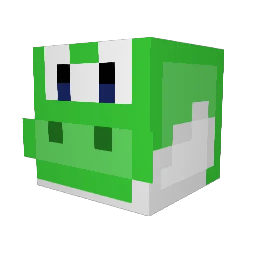 Steenbjerg7 Minecraft avatar head, 3D render