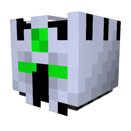 Steesn Minecraft avatar head, 3D render