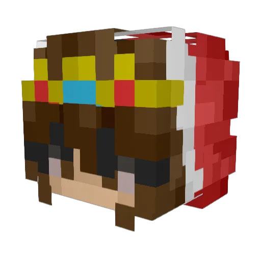 Steeve0507 Minecraft avatar head, 3D render