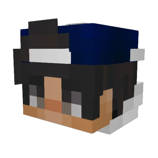 StefPan07 Minecraft avatar head, 3D render