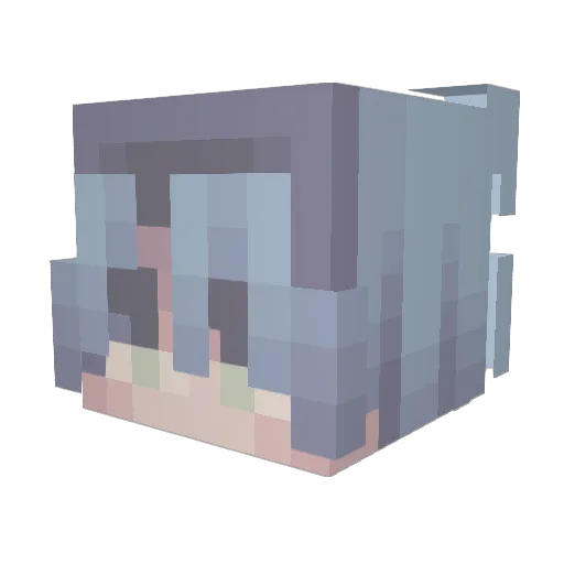 StefRl06 Minecraft avatar head, 3D render