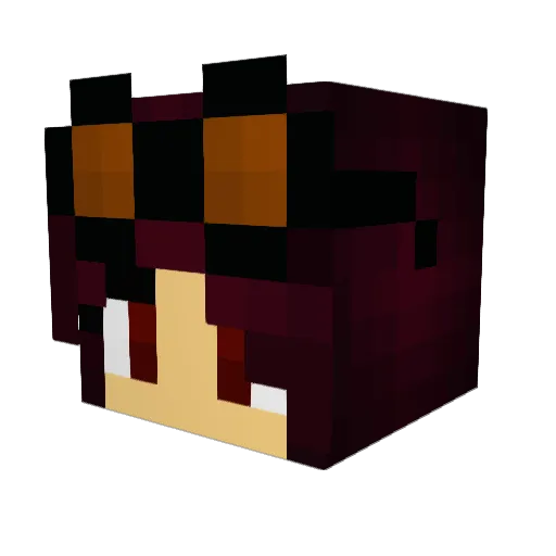 Stefan84KS Minecraft avatar head, 3D render
