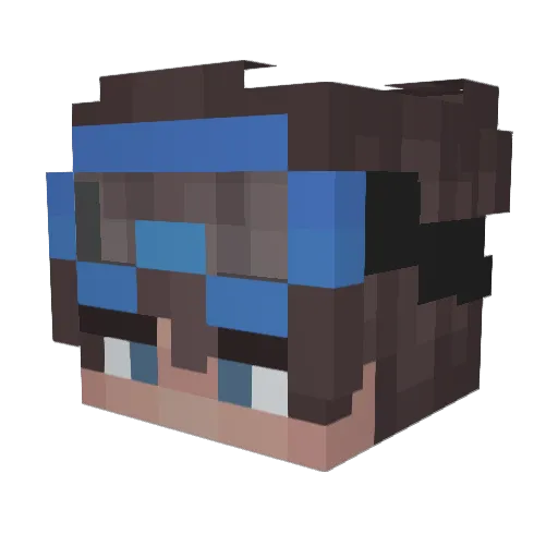 StefanMirny Minecraft avatar head, 3D render