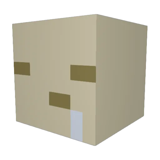 Stefan_der_Boss Minecraft avatar head, 3D render