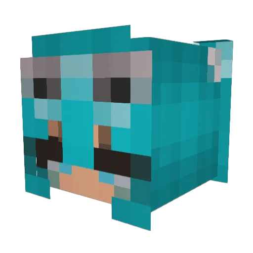 Stefanek223 Minecraft avatar head, 3D render