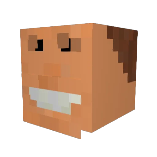 Stefanooo_98 Minecraft avatar head, 3D render