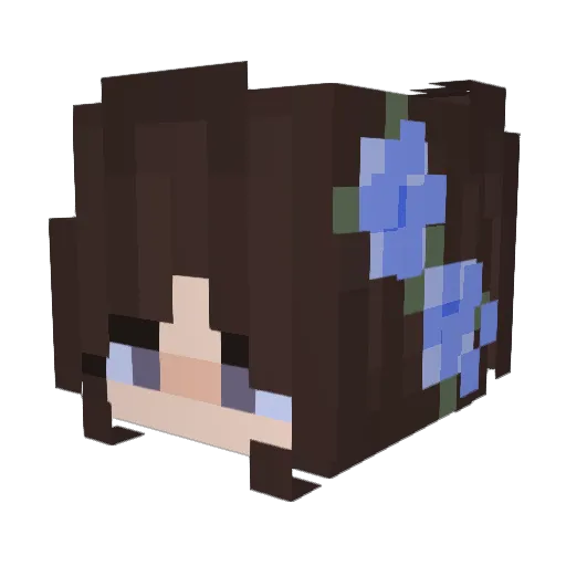 Stefern Minecraft avatar head, 3D render