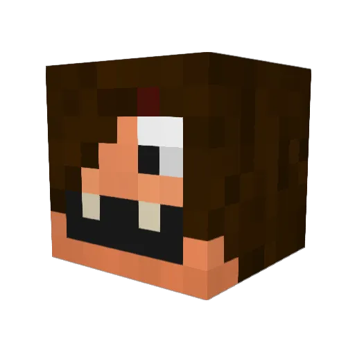 Steff93 Minecraft avatar head, 3D render