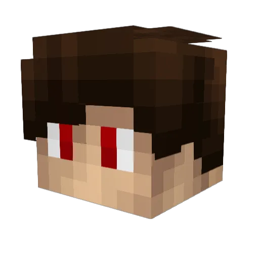 Steff_Houlberg Minecraft avatar head, 3D render
